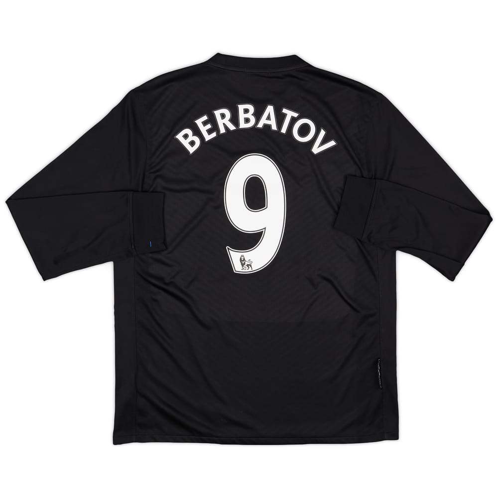 2009-10 Manchester United Away L/S Shirt Berbatov #9 - 8/10 - (M)