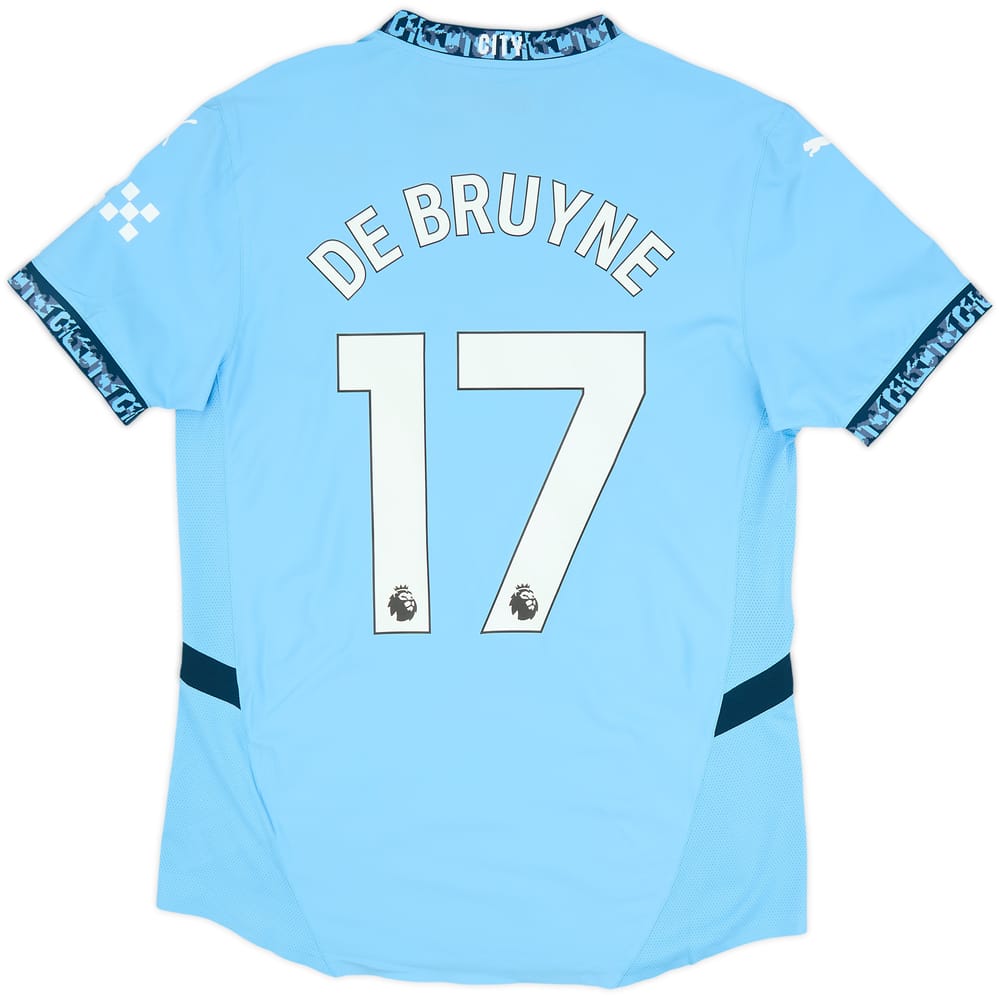 2024-25 Manchester City Player Issue Home Shirt De Bruyne #17