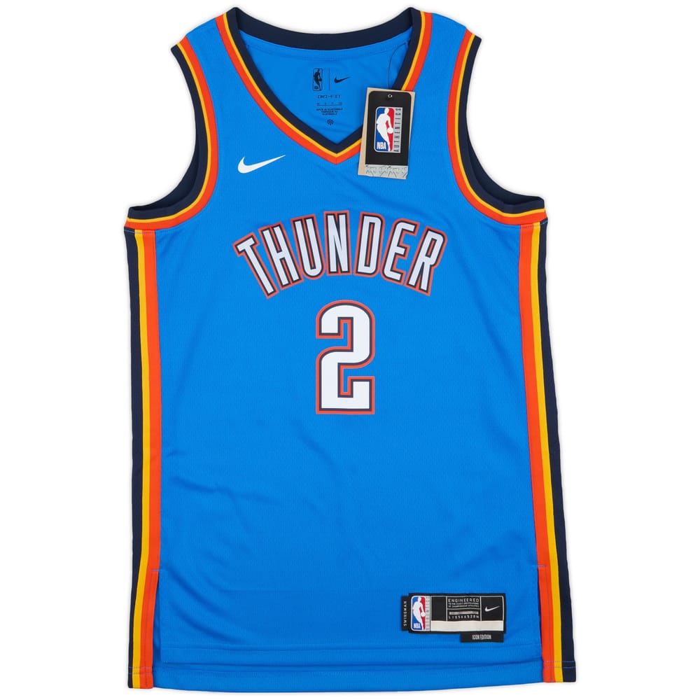 2019-24 Oklahoma City Thunder Gilgeous-Alexander #2 Nike Swingman Jersey (Away) S - W/Tags