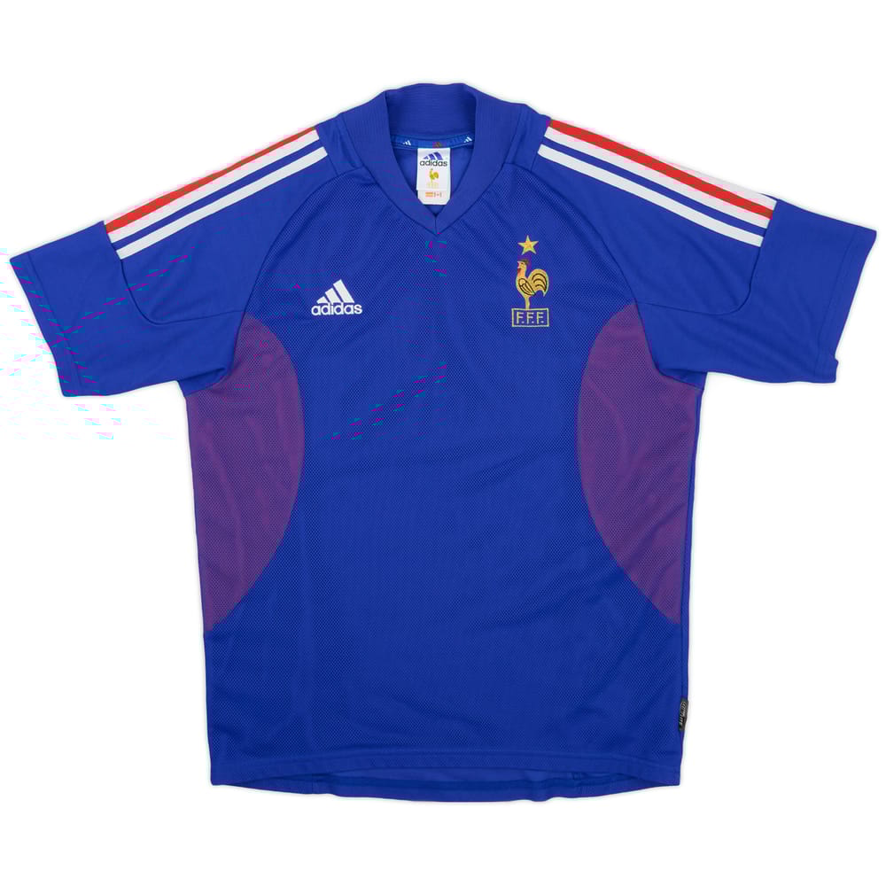 2002-04 France 'Signed' Home Shirt - 7/10 - (S)