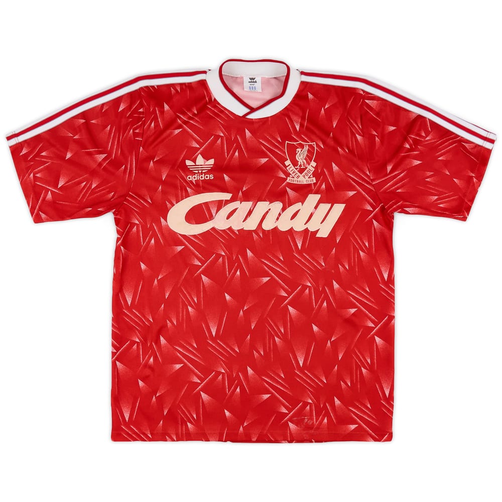 1989-91 Liverpool Home Shirt - 5/10 - (M/L)