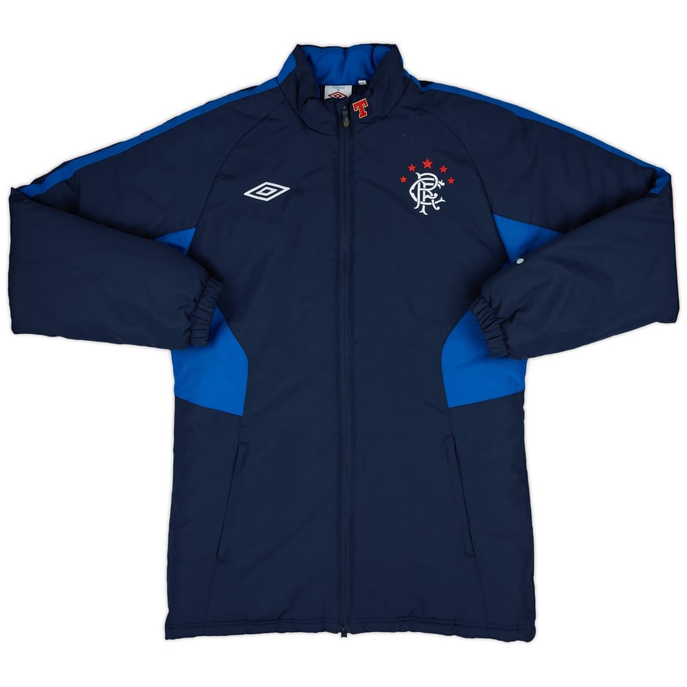 2010-11 Rangers Umbro Padded Bench Coat - 7/10 - (S)