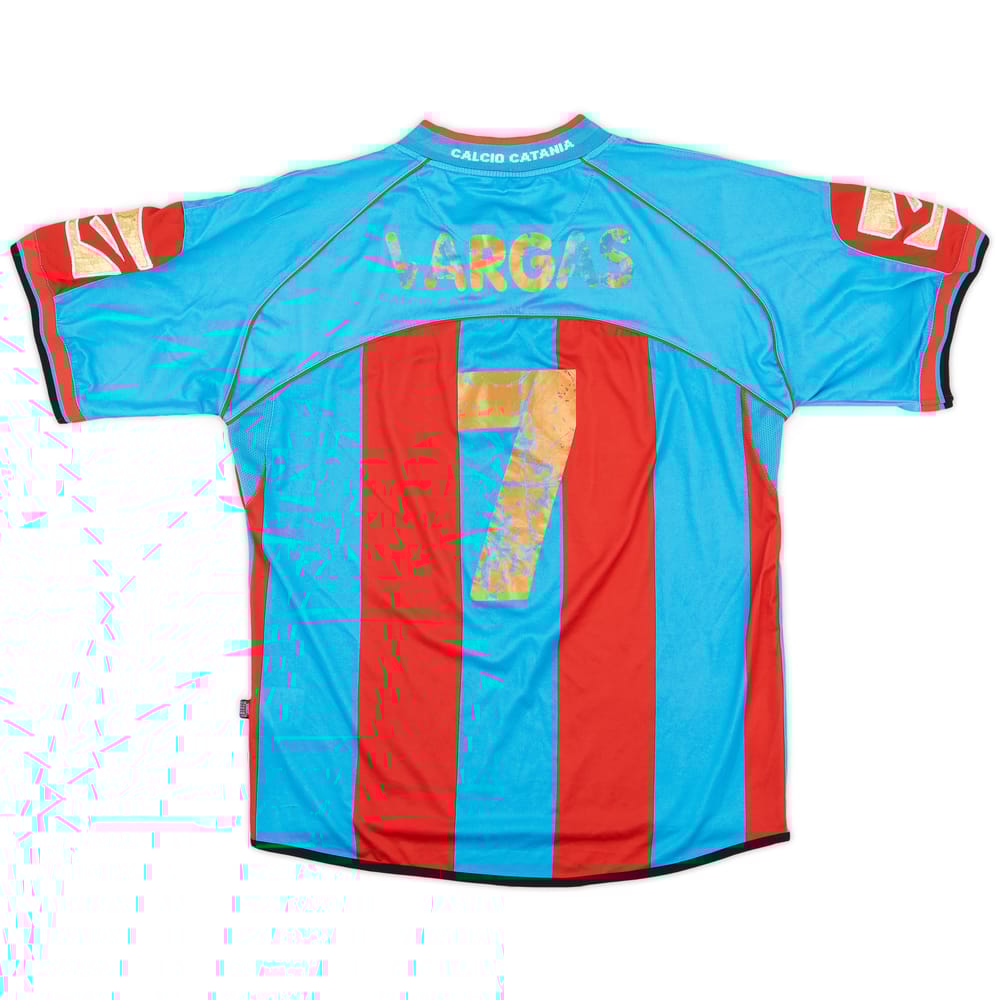 2005-07 Catania Home Shirt Vargas #7 - 3/10 - (M)