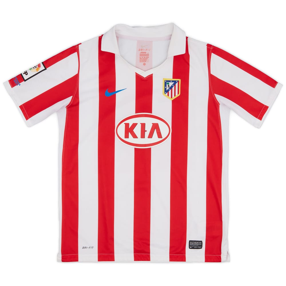 2010-11 Atletico Madrid Home Shirt - 7/10 - (XL.Boys)
