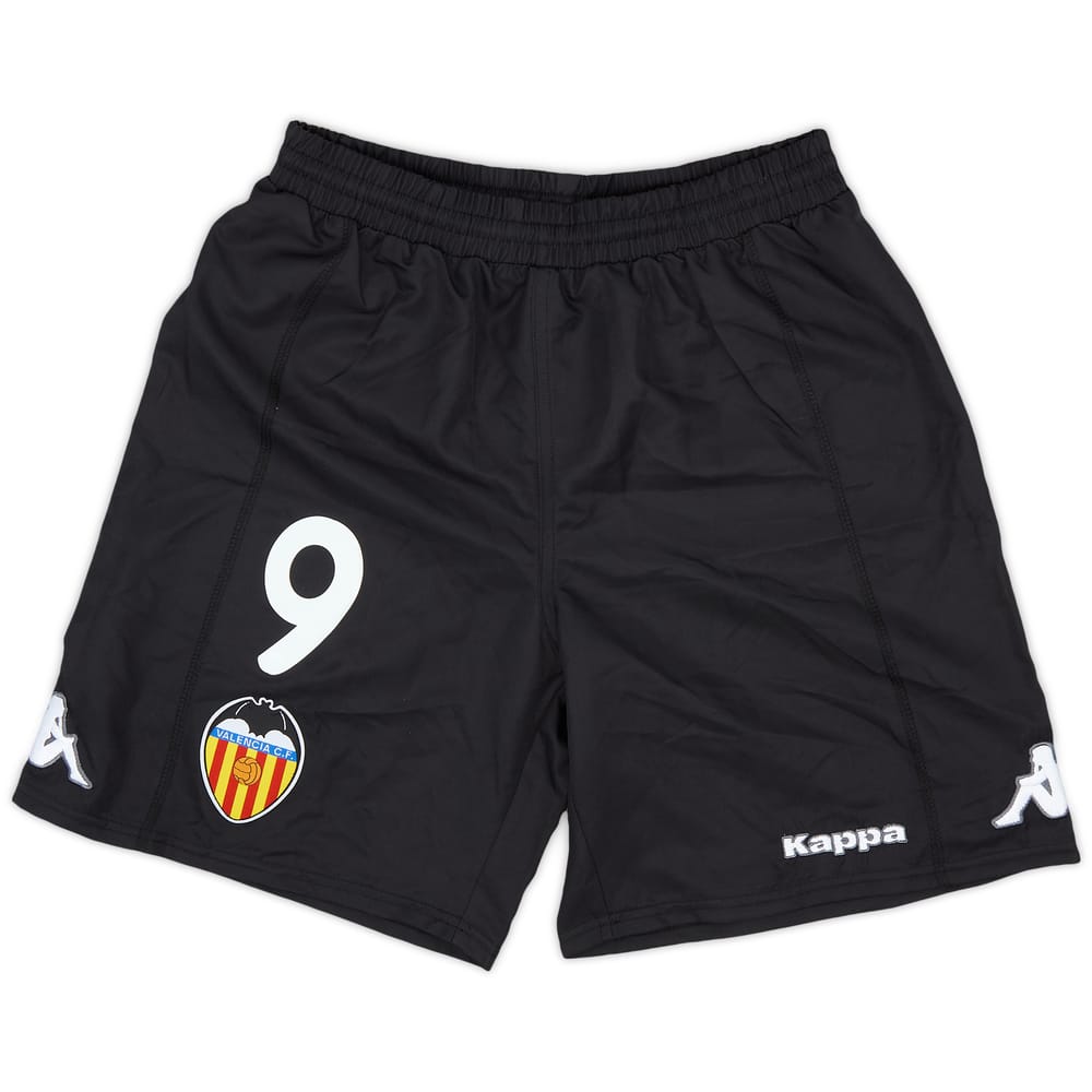 2009-10 Valencia Player Issue Home Shorts #9 (S)