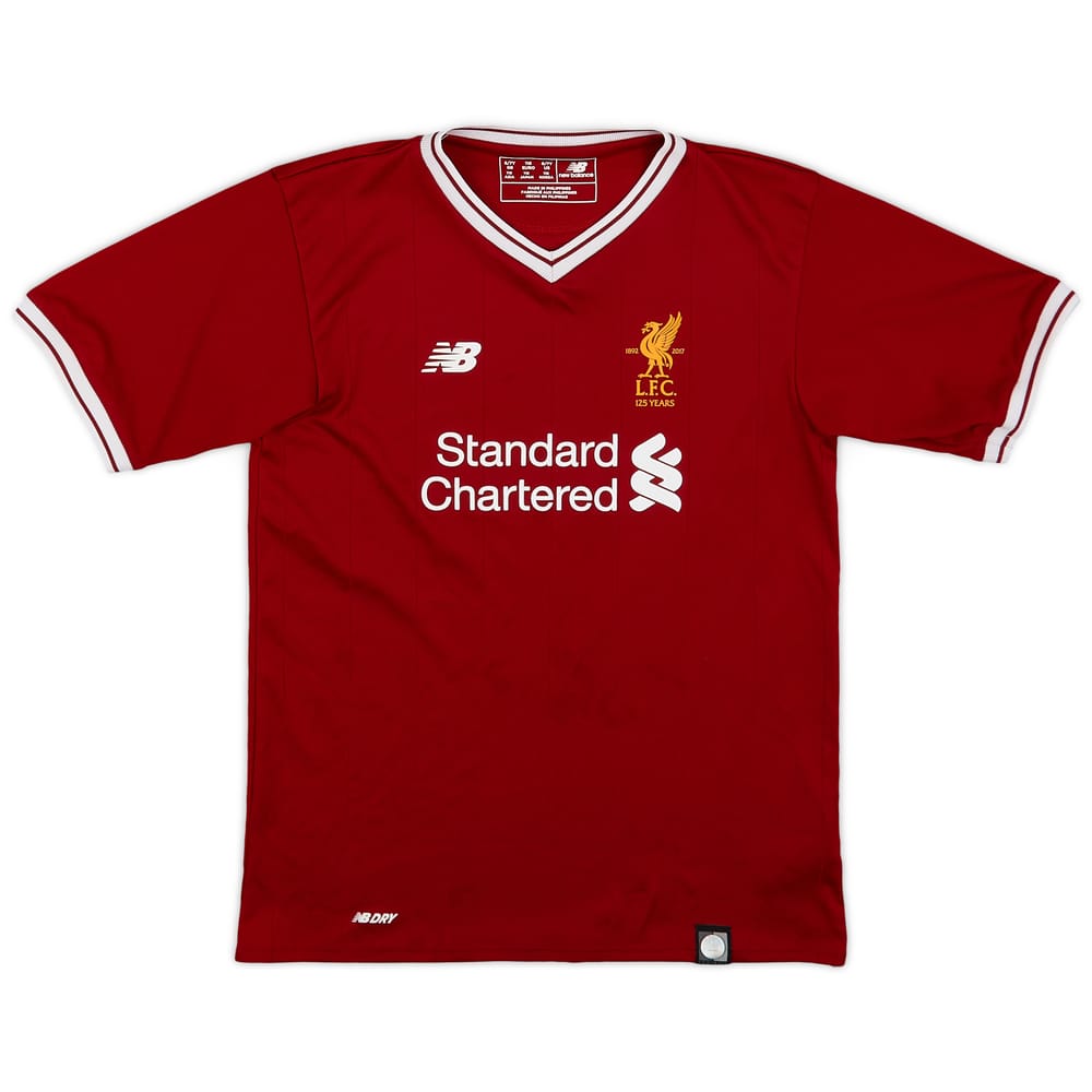 2017-18 Liverpool 125 Years Home Shirt - 5/10 - (6-7 Years)
