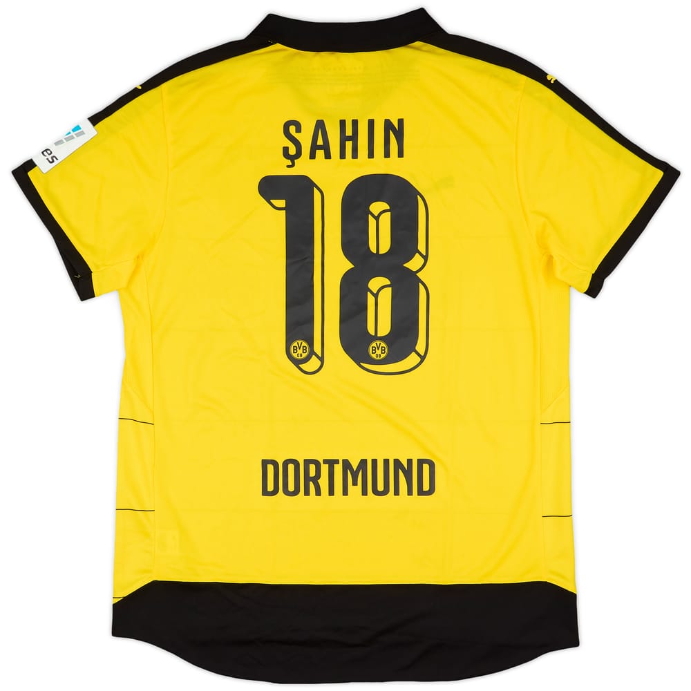 2015-16 Borussia Dortmund Home Shirt Sahin #18 (XL)