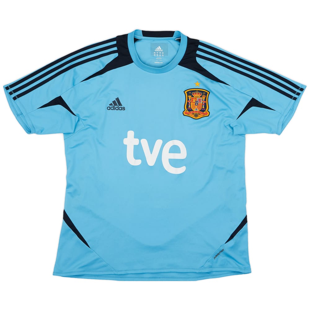 2011-12 Spain adidas Player Issue Training Shirt - 7/10 - (XL/XXL)