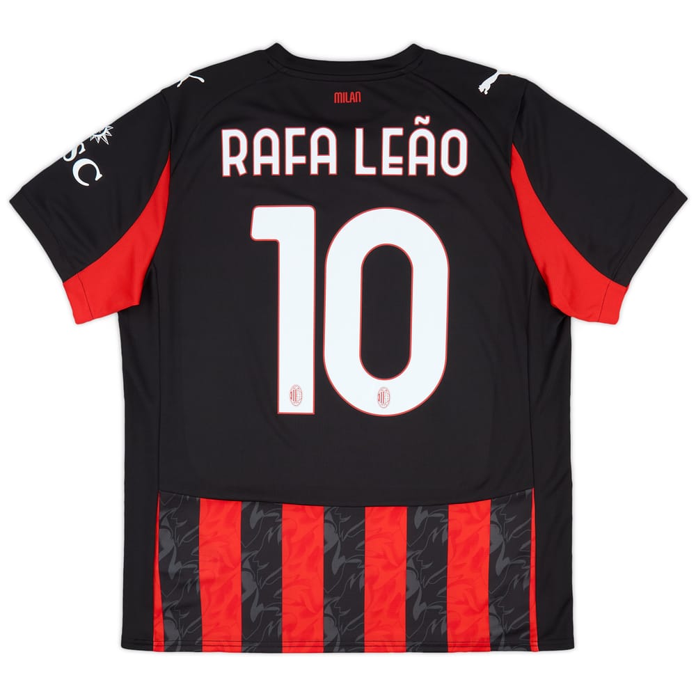 2025-26 AC Milan Home Shirt Rafa Leao #10