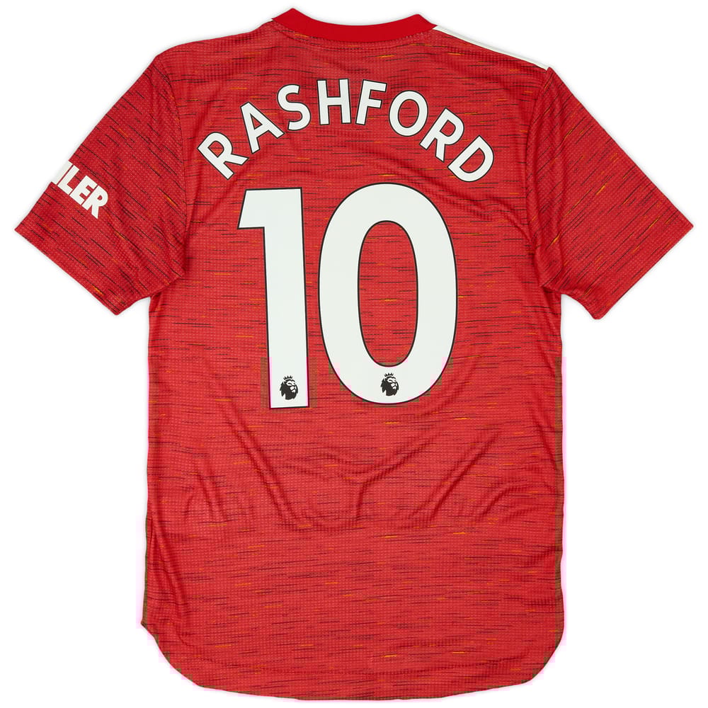 2020-21 Manchester United Authentic Home Shirt Rashford #10 (XS)