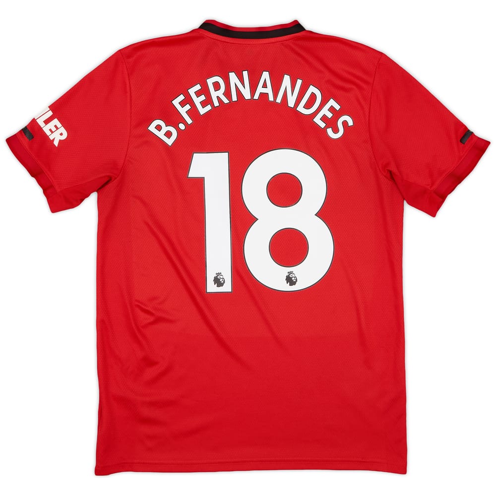 2019-20 Manchester United Home Shirt B.Fernandes #18 - 5/10 - (M)