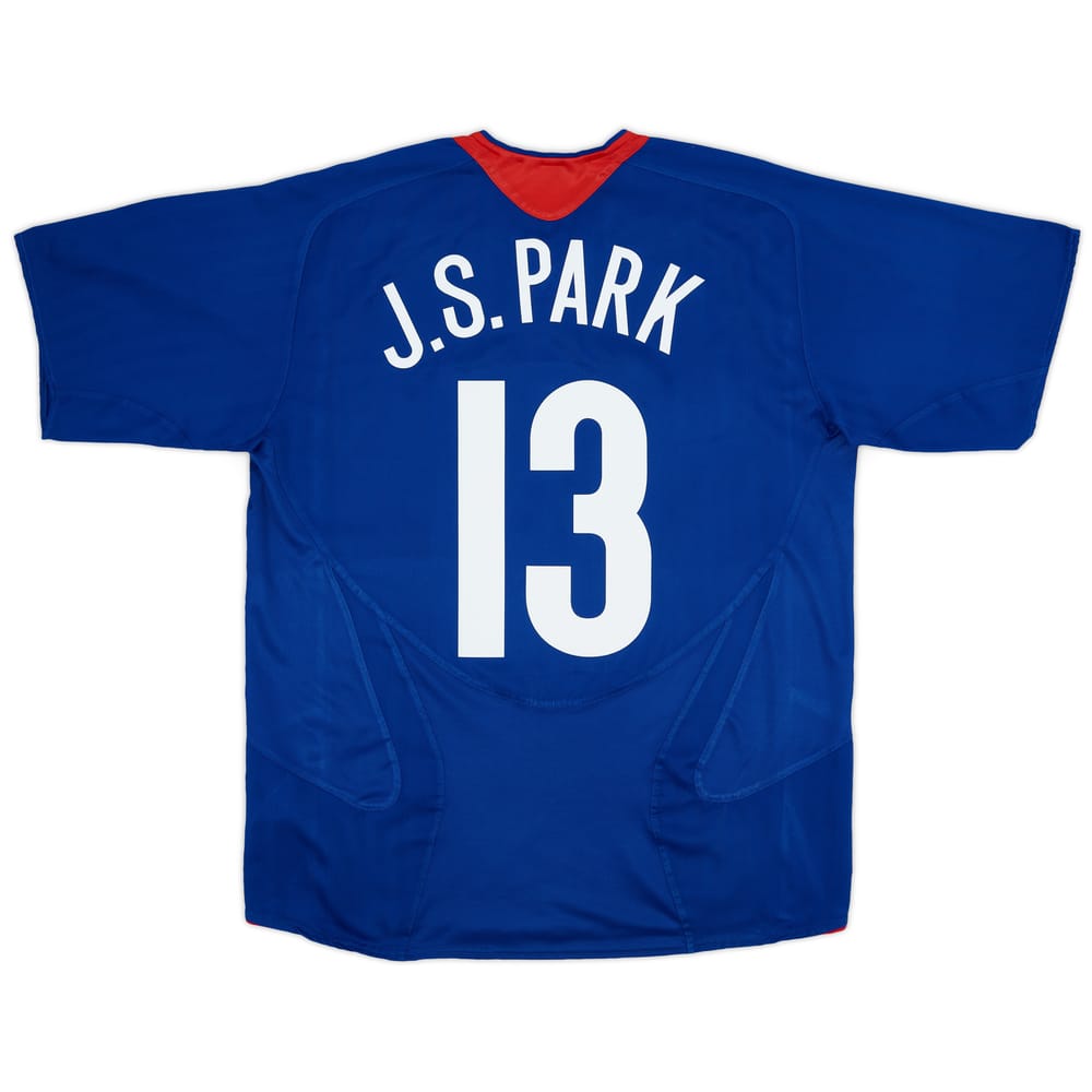 2005-06 Manchester United Away Shirt J.S.Park #13 - 6/10 - (L)