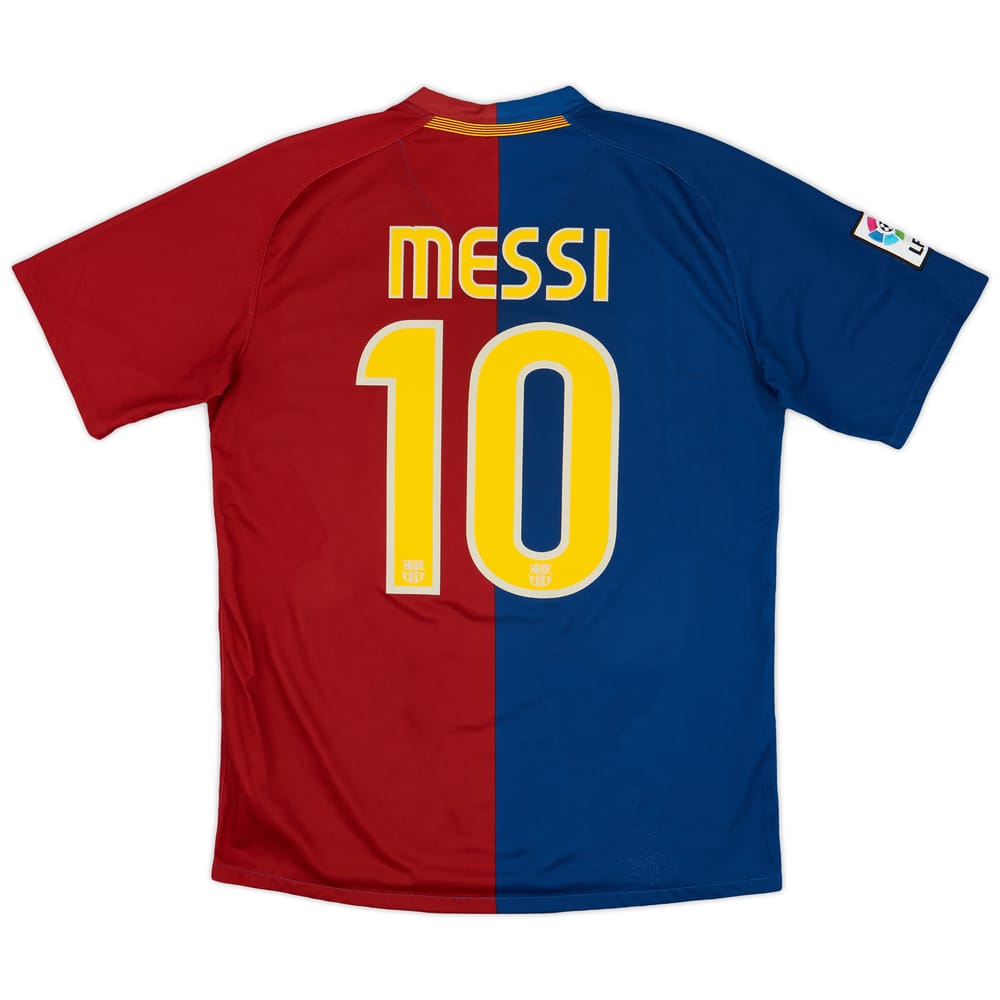 2008-09 Barcelona Home Shirt Messi #10 - 9/10 - (M)