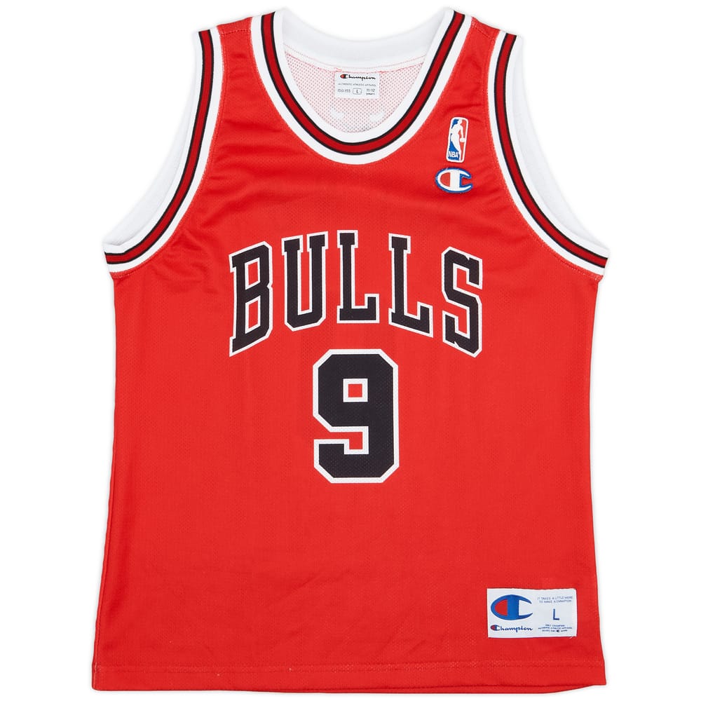 2004-10 Chicago Bulls Deng #9 Champion Away Jersey - 9/10 - (L.Boys)