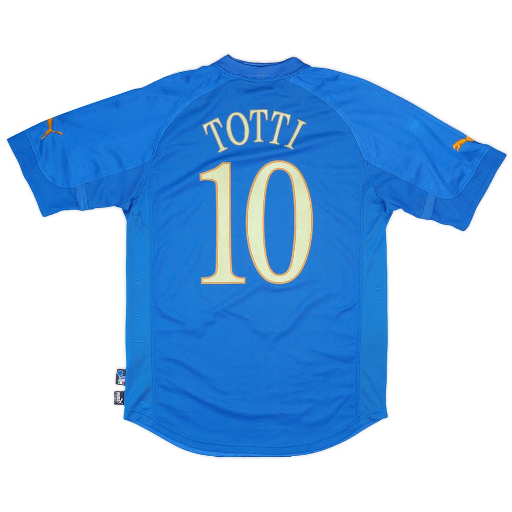 2004-06 Italy Home Shirt Totti #10 - 6/10 - (L)
