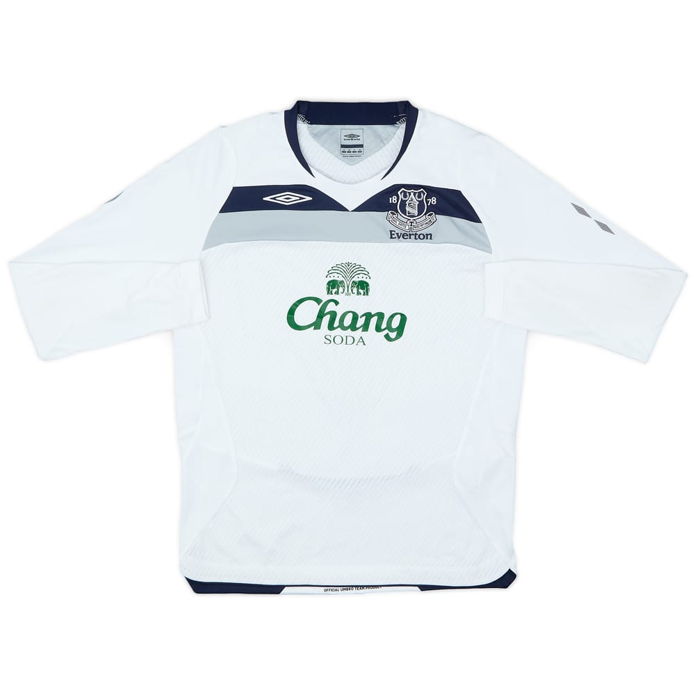 2008-09 Everton Away L/S Shirt - 8/10 - (L.Boys)