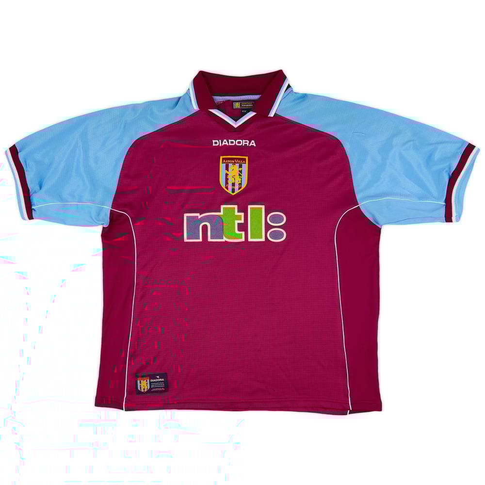 2000-01 Aston Villa Home Shirt - 6/10 - (XL)