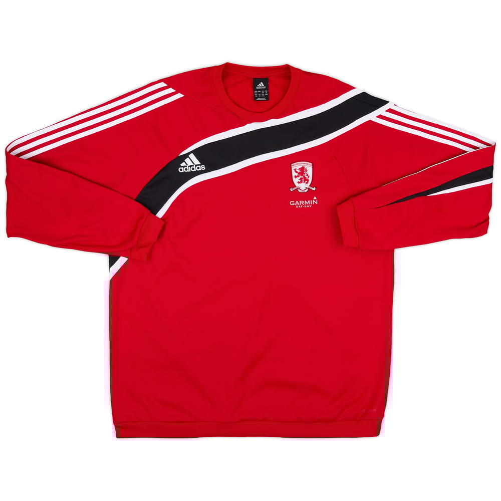 2009-10 Middlesbrough adidas Sweat Top - 8/10 - (3XL)