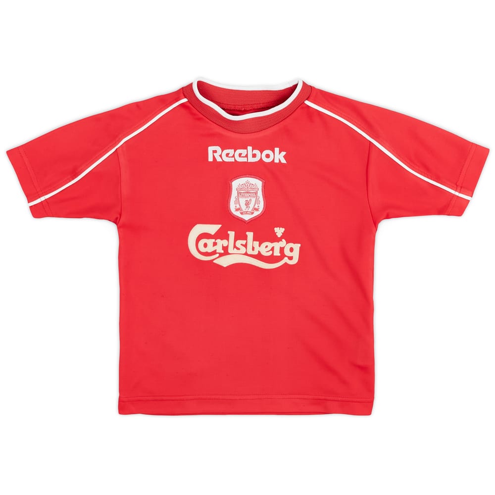 2000-02 Liverpool Home Shirt - 7/10 - (3-4 Years)