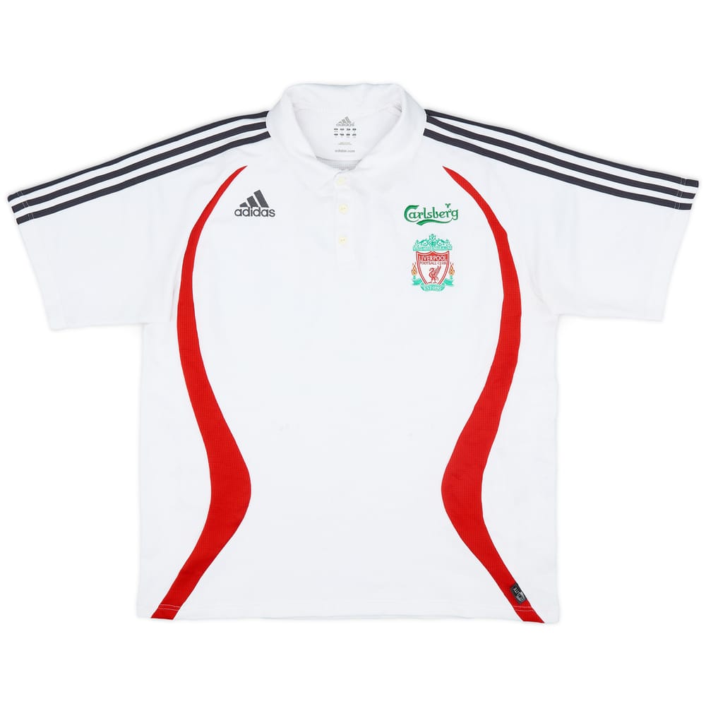 2006-07 Liverpool adidas Polo Shirt - 6/10 - (L/XL)