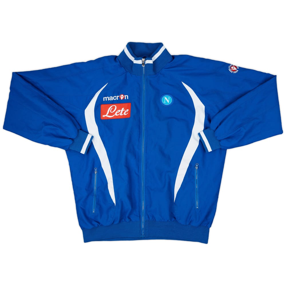 2009-10 Napoli Macron Track Jacket - 9/10 - (XL)