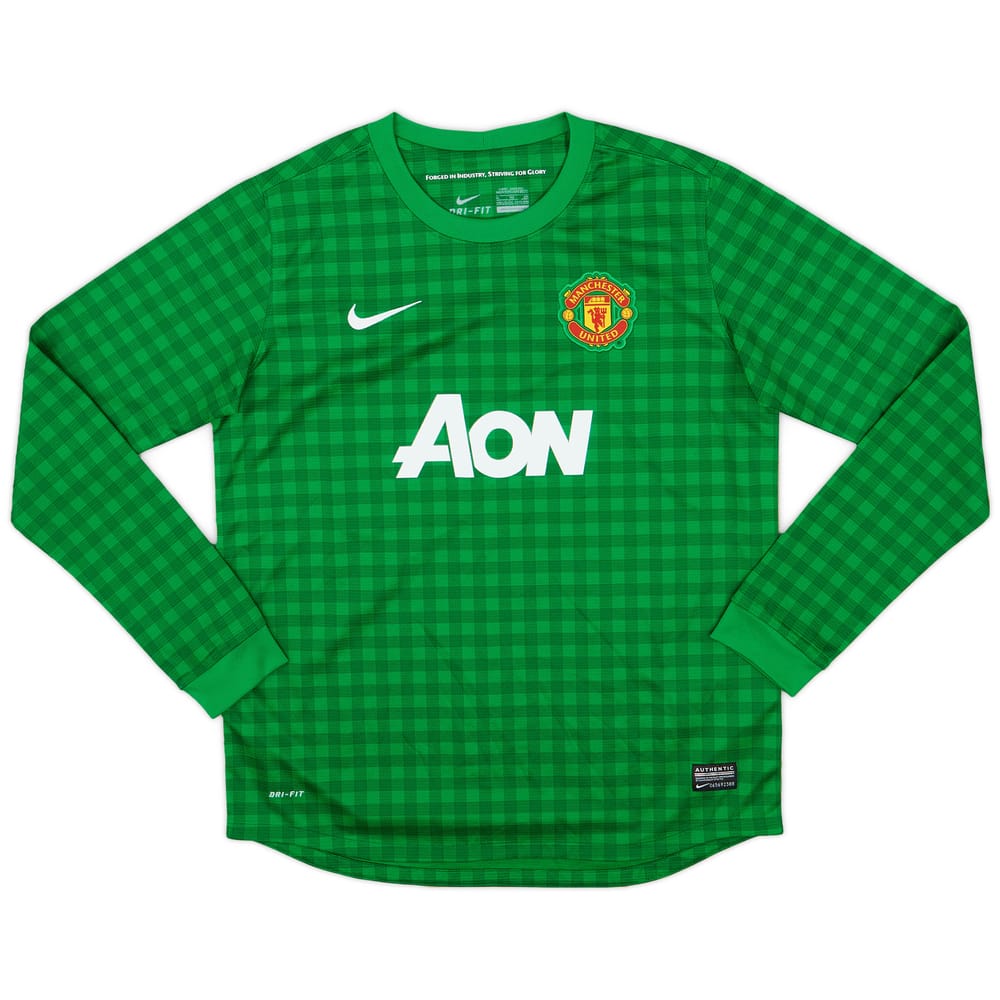2012-13 Manchester United GK Away Shirt - 9/10 - (XL.Boys)