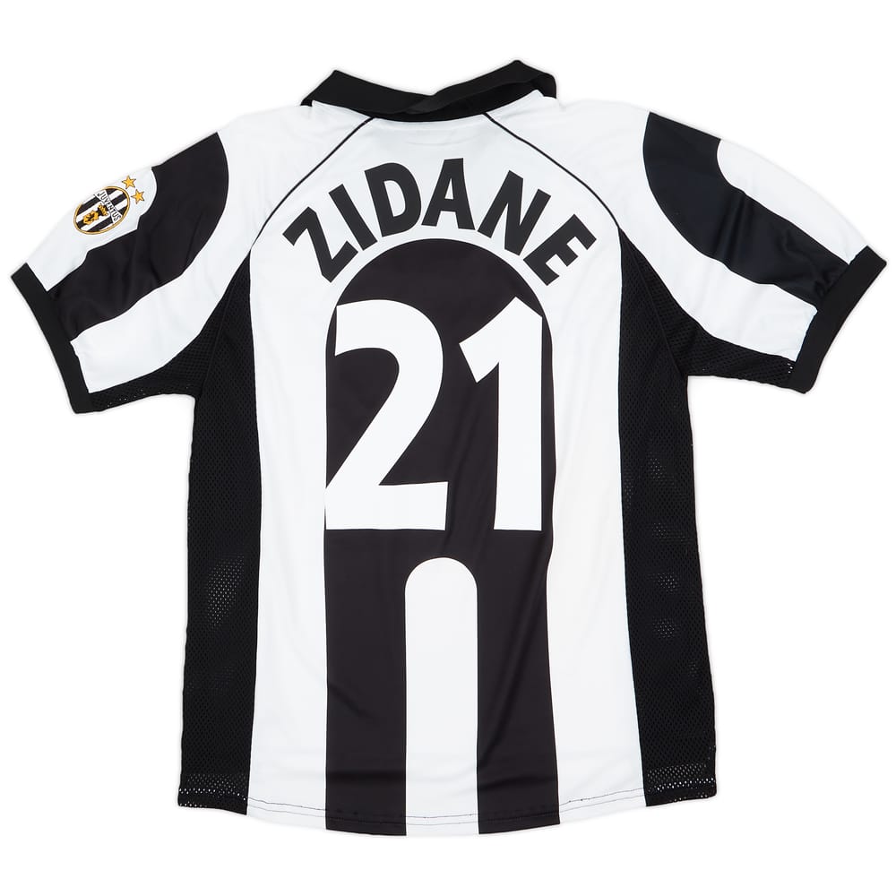 1997-98 Juventus Centenary Home Shirt Zidane #21 - 8/10 - (L)