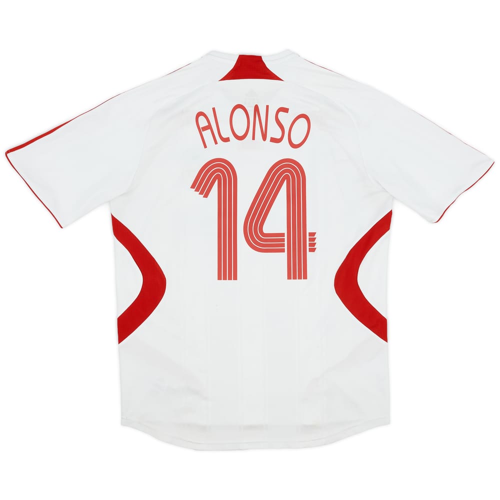 2007-08 Liverpool Away Shirt Alonso #14 - 6/10 - (L)