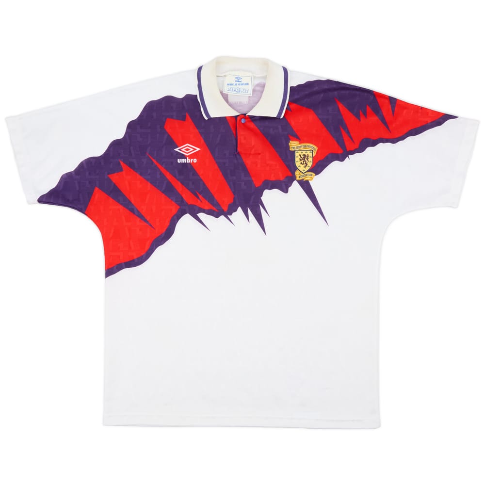 1991-93 Scotland Away Shirt - 7/10 - (L)