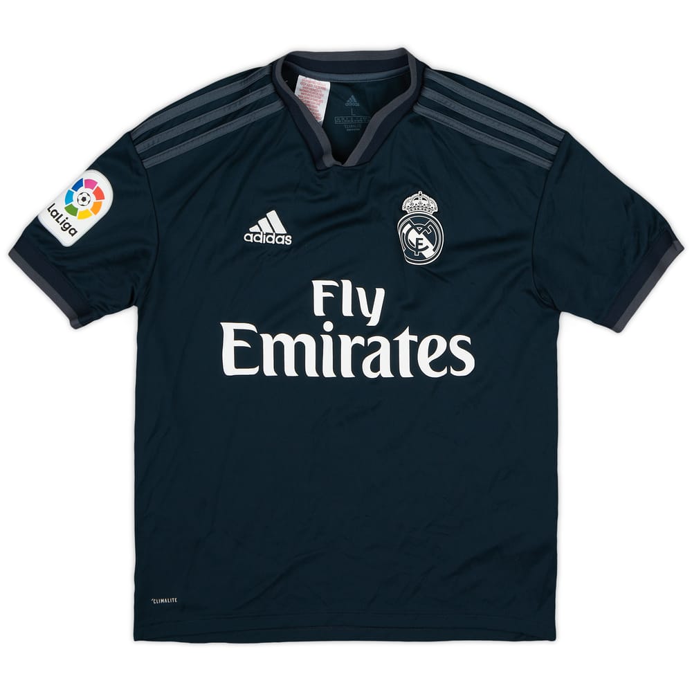 2018-19 Real Madrid Away Shirt - 8/10 - (L.Boys)