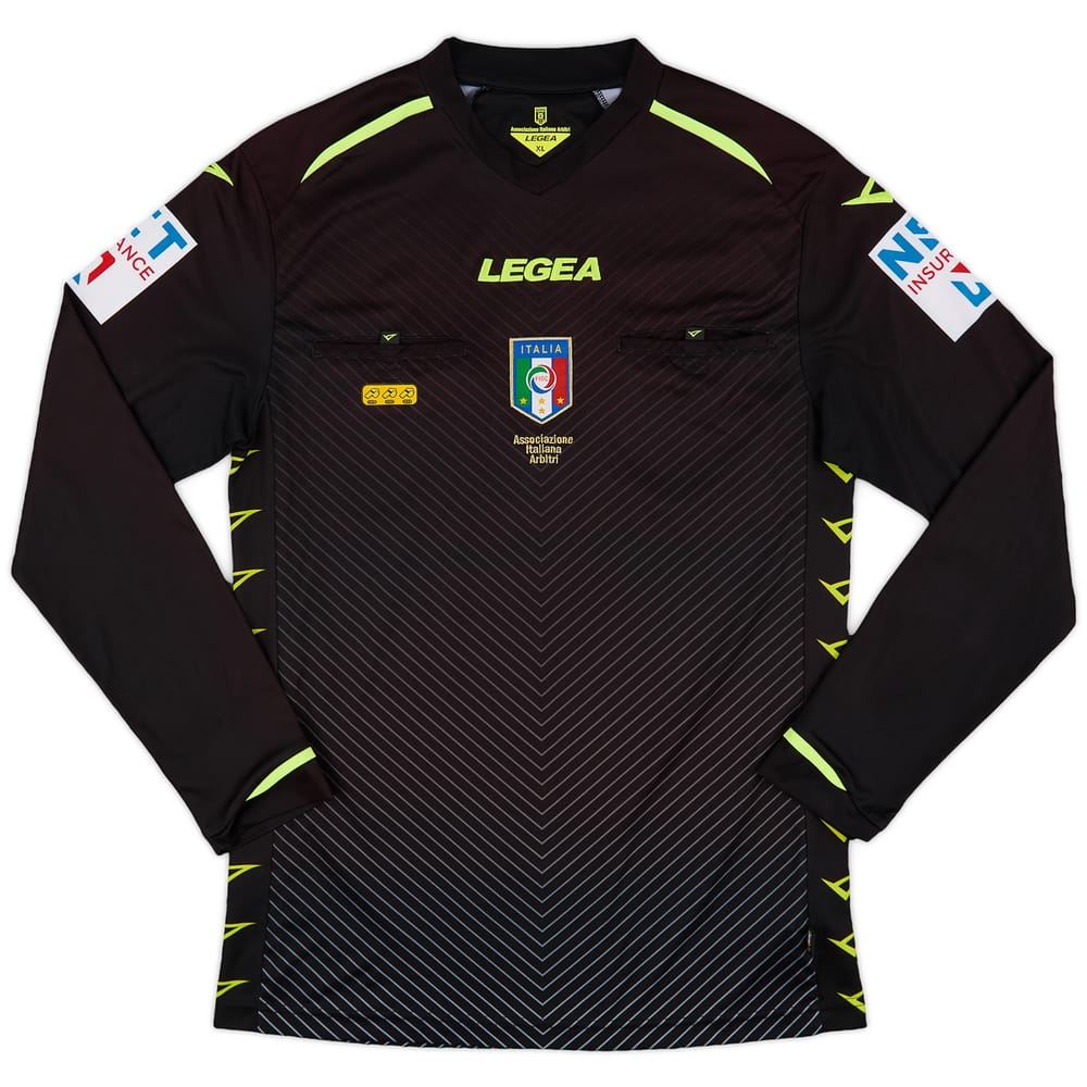 2014-15 Italy FIGC Legea Referee L/S Shirt - 10/10 - (XL)