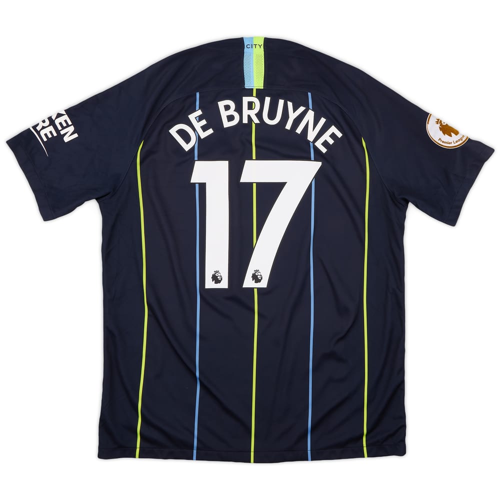 2018-19 Manchester City Away Shirt De Bruyne #17 - 9/10 - (L)