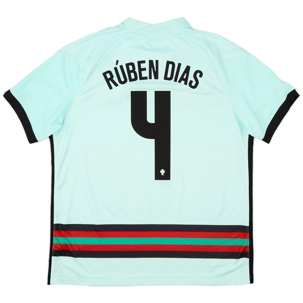 2020-22 Portugal Away Shirt Ruben Dias #4 - 9/10 - (XL)