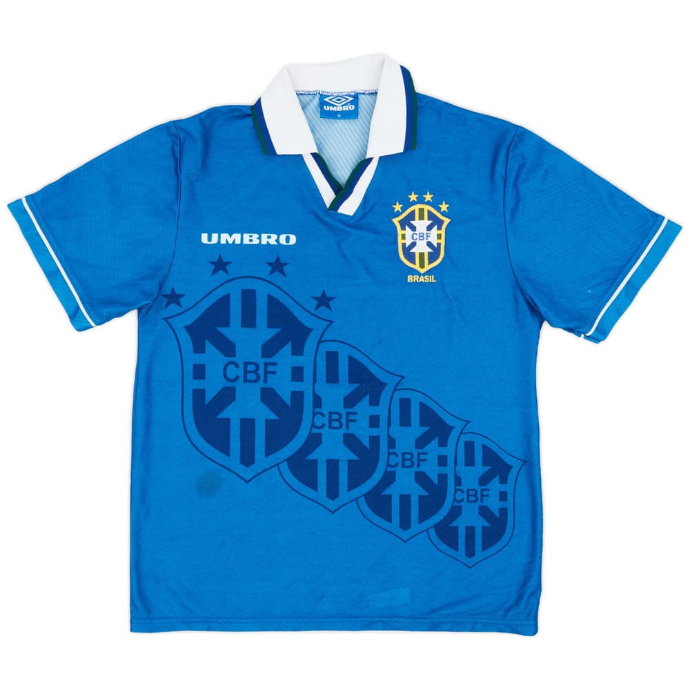 1994-97 Brazil Away Shirt #10 - 6/10 - (M)
