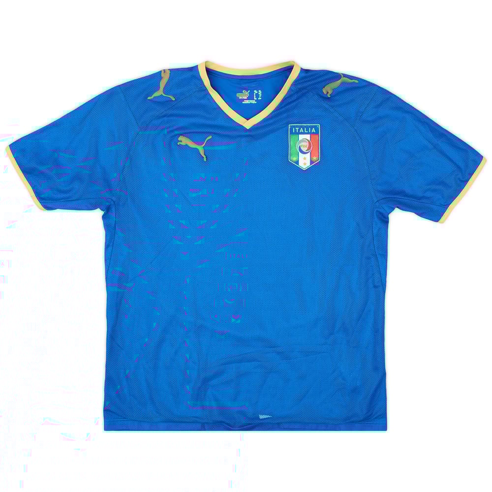 2007-08 Italy Home Shirt - 7/10 - (XL.Boys)