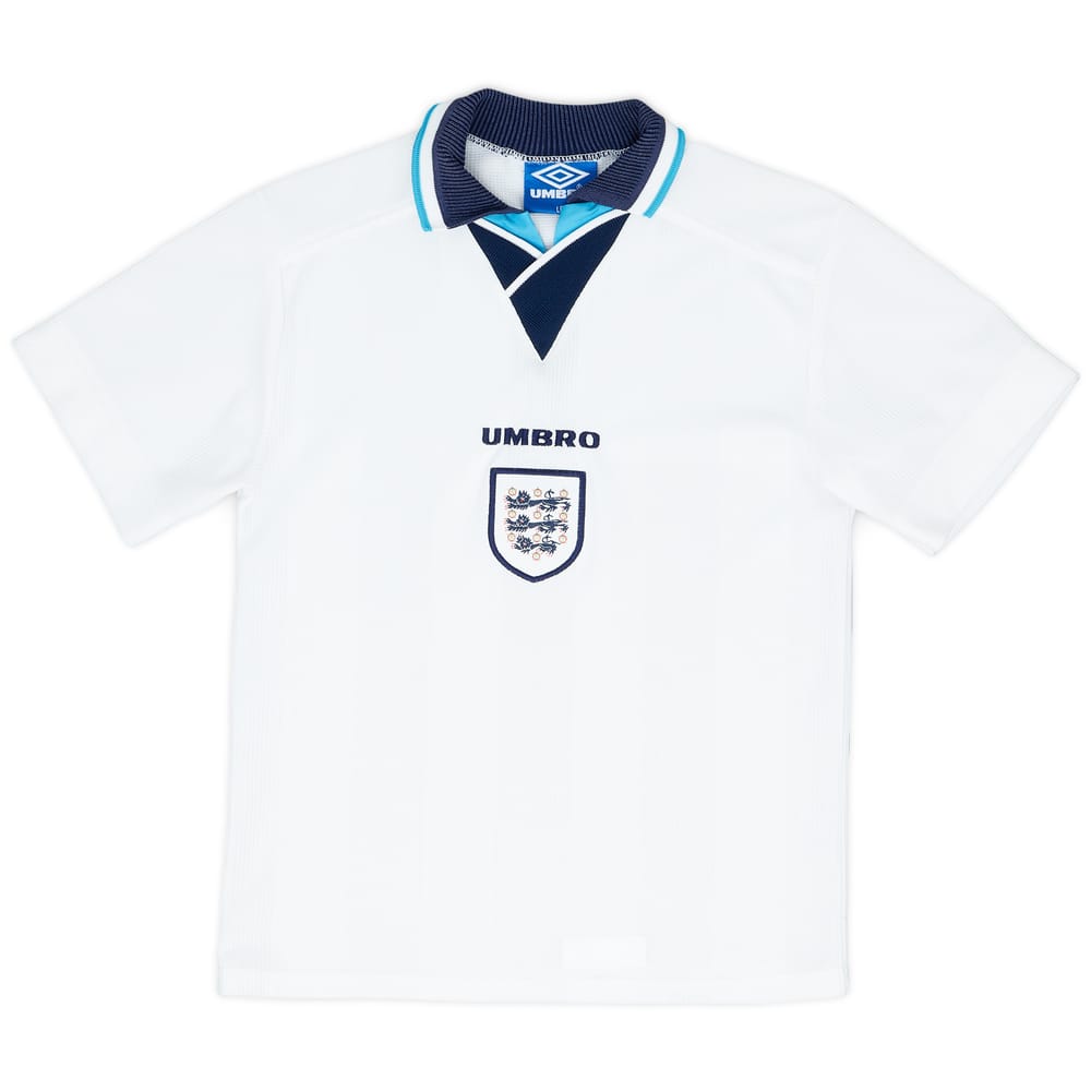 1995-97 England Home Shirt - 8/10 - (L.Boys)