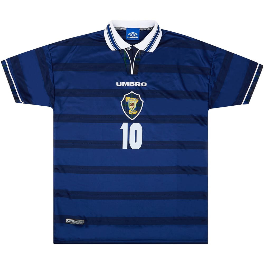 1998-00 Scotland Match Issue Home Shirt #10