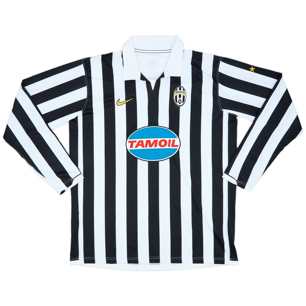 2006-07 Juventus Home L/S Shirt - 9/10 - (XL)