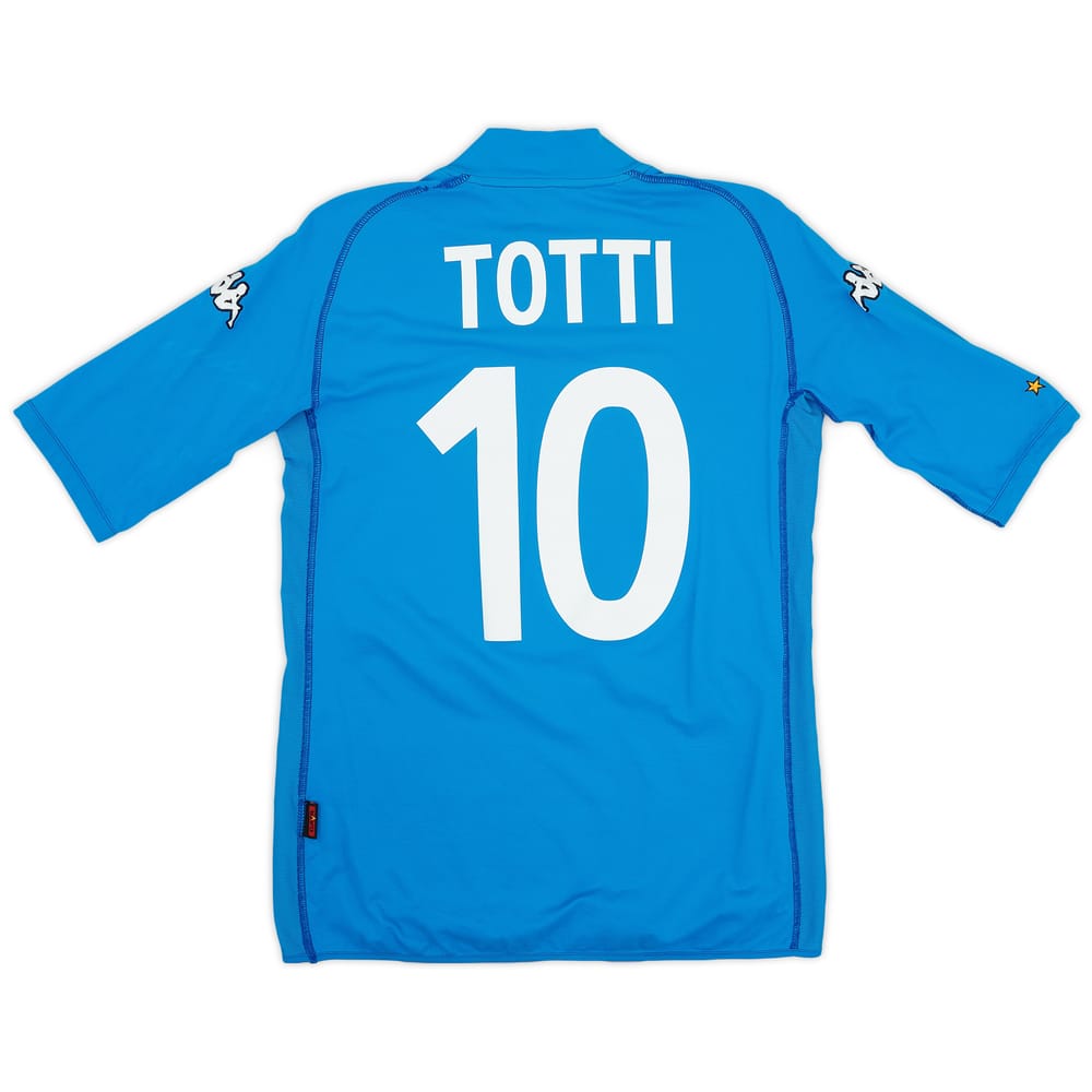 2002 Italy Home Shirt Totti #10 - 7/10 - (L)