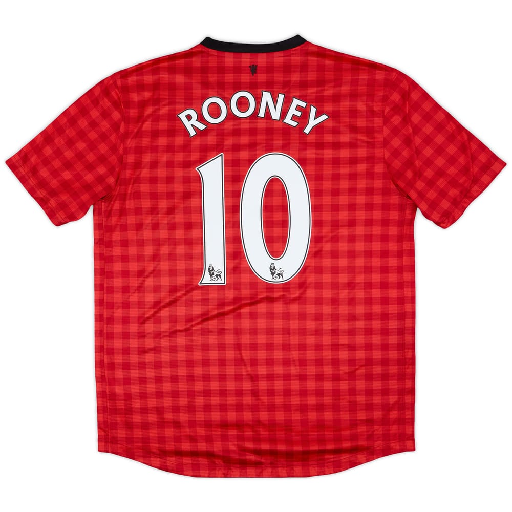 2012-13 Manchester United Home Shirt Rooney #10 - 5/10 - (L)
