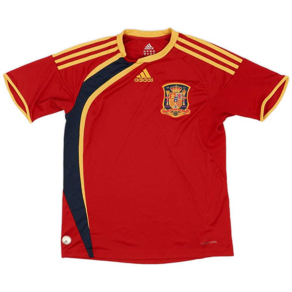 2009 Spain Home Shirt - 8/10 - (L.Boys)
