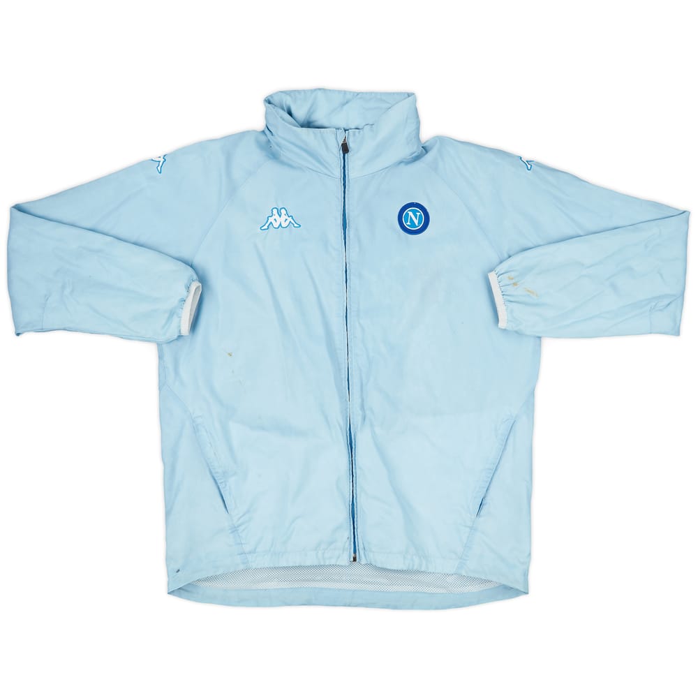 2004-05 Napoli Kappa Hooded Rain Jacket - 5/10 - (XL)
