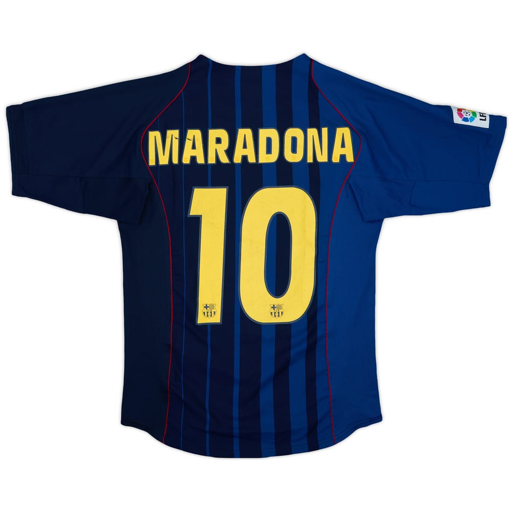 2004-05 Barcelona Away Shirt Maradona #10 - 7/10 - (XL.Boys)