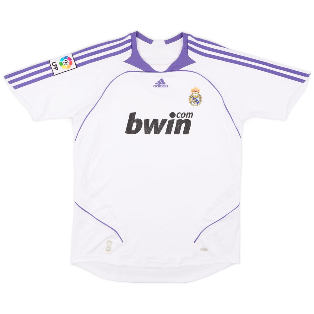 2007-08 Real Madrid Home Shirt - 5/10 - (M)