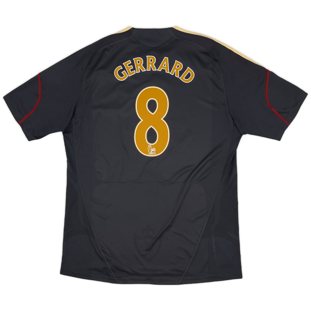2009-10 Liverpool Away Shirt Gerrard #8 - 5/10 - (XL)