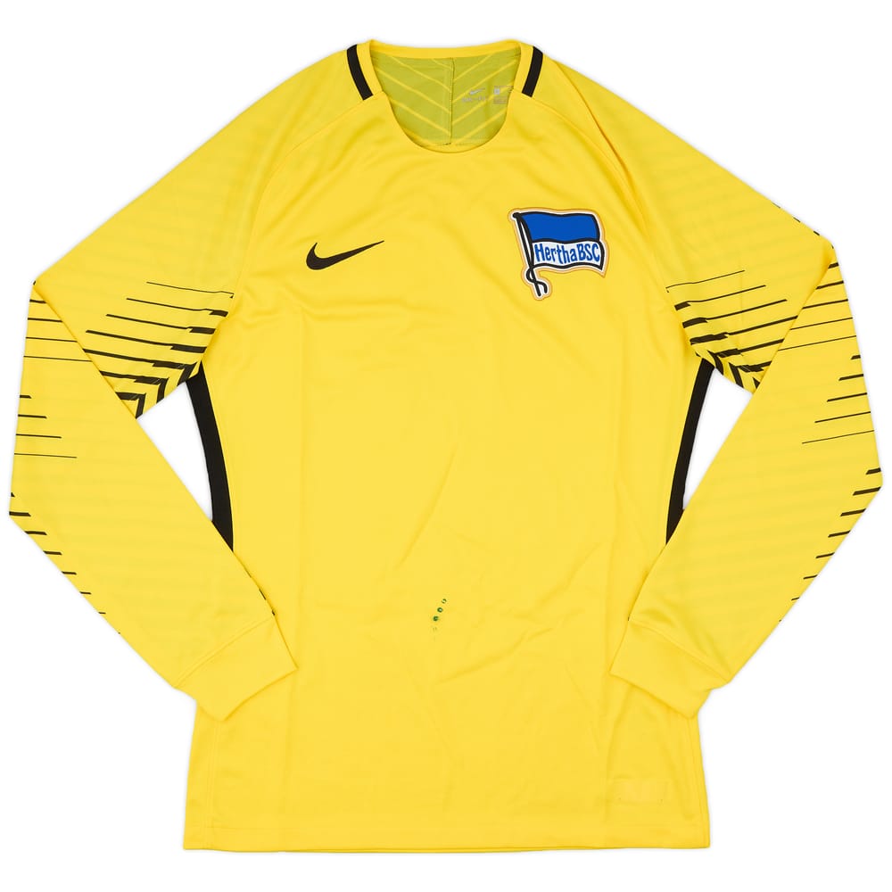 2017-18 Hertha Berlin Player Issue GK Shirt - 4/10 - (M)