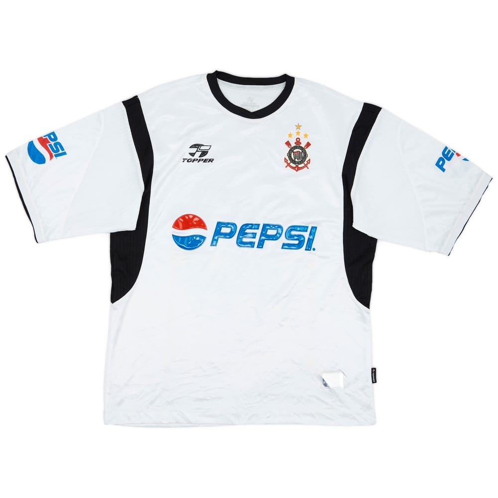 2002-03 Corinthians Home Shirt #10 - 9/10 - (L)