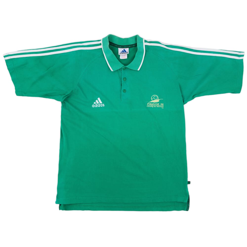 1998 France 98 Coupe Du Monde adidas Polo Shirt - 7/10 - (L)