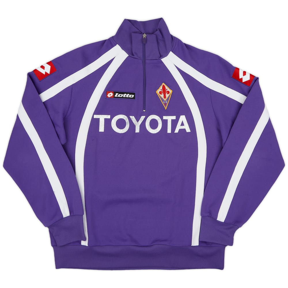 2005-06 Fiorentina Lotto 1/4 Zip Track Jacket - 5/10 - (L)