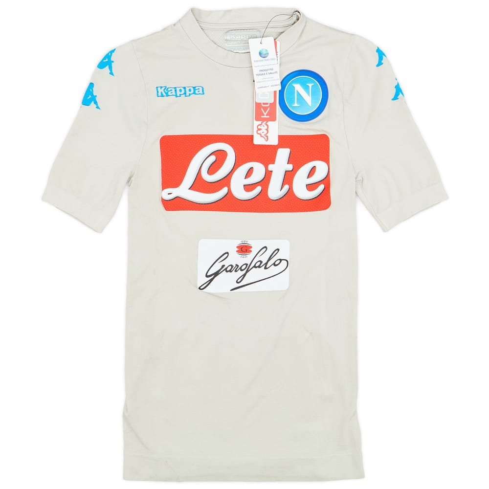 2016-17 Napoli European Fourth Authentic Kombat Fit Shirt (S/M)